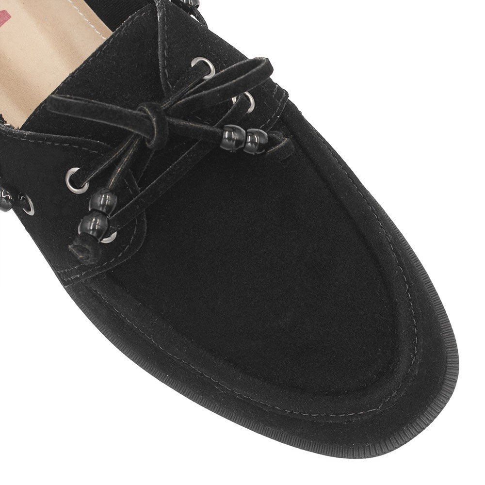 Mocassim Zatta Camurça Amara Preto Preto 4