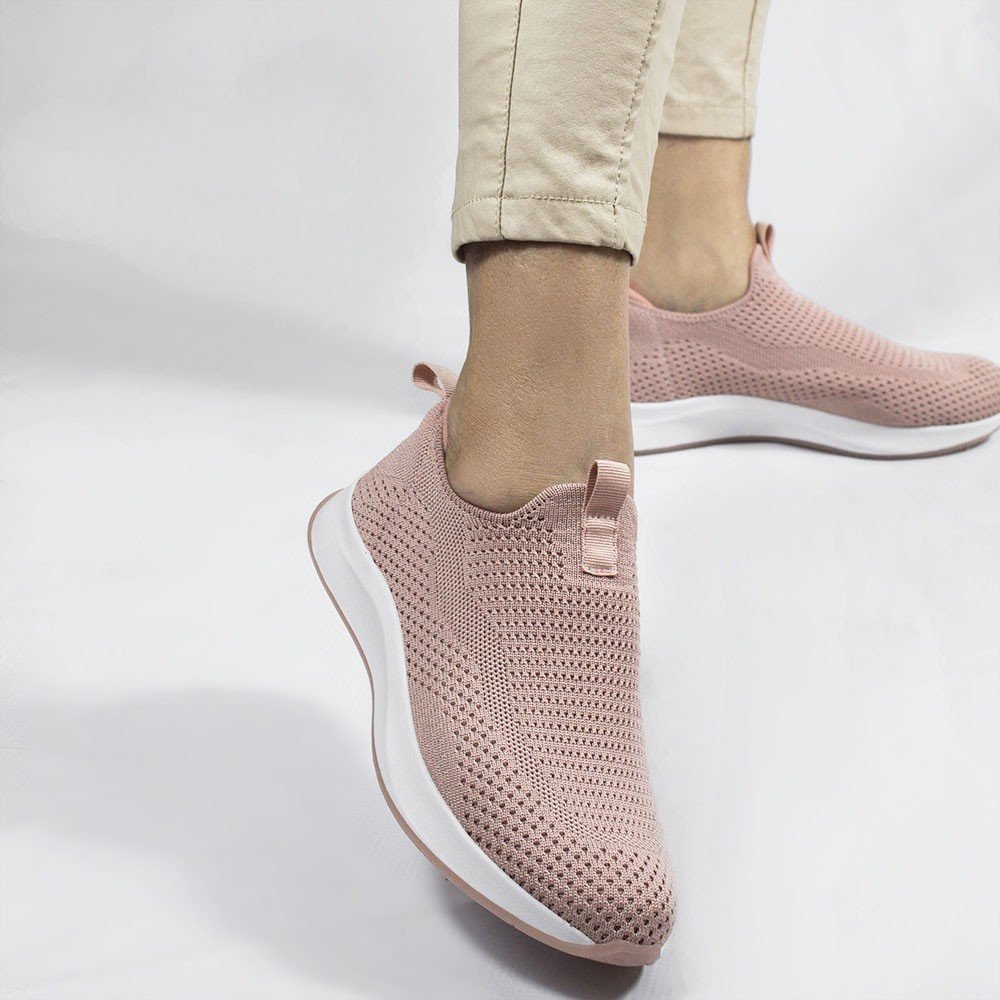 Tênis Zatta Knite Stella Rosa Rosa 3
