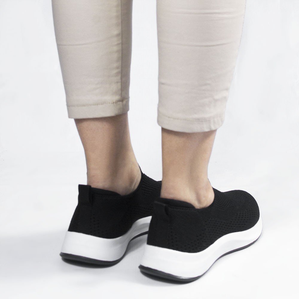 Tênis Zatta Knite Stella Preto Preto 4