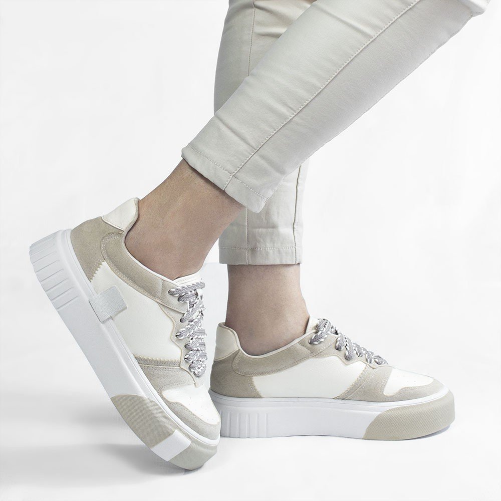 Tênis Zatta Feminino Flatform Mavie Branco