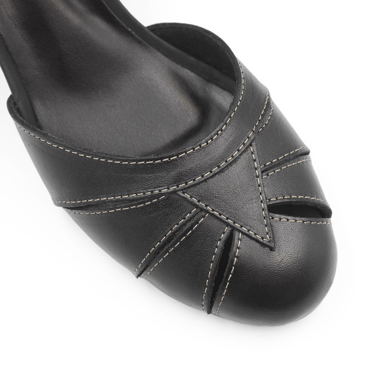 Sapato Boneca Mary Jane Zatta Couro Gaby Preto Preto 7