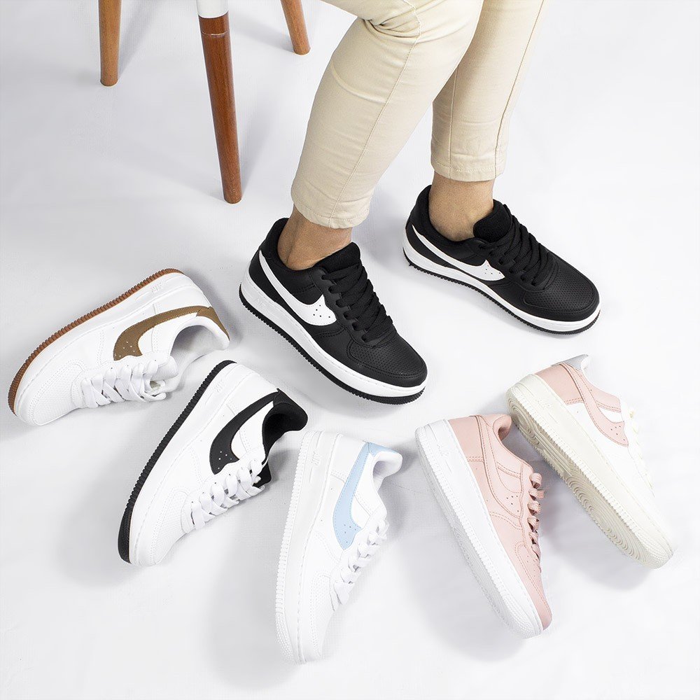 Tênis Zatta Casual Angelina Marrom Branco/Marrom 9