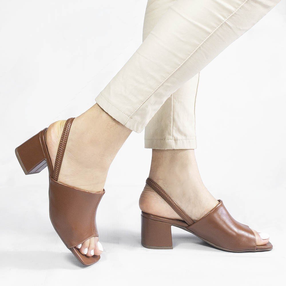 Sandália Zatta Confort Josi Caramelo