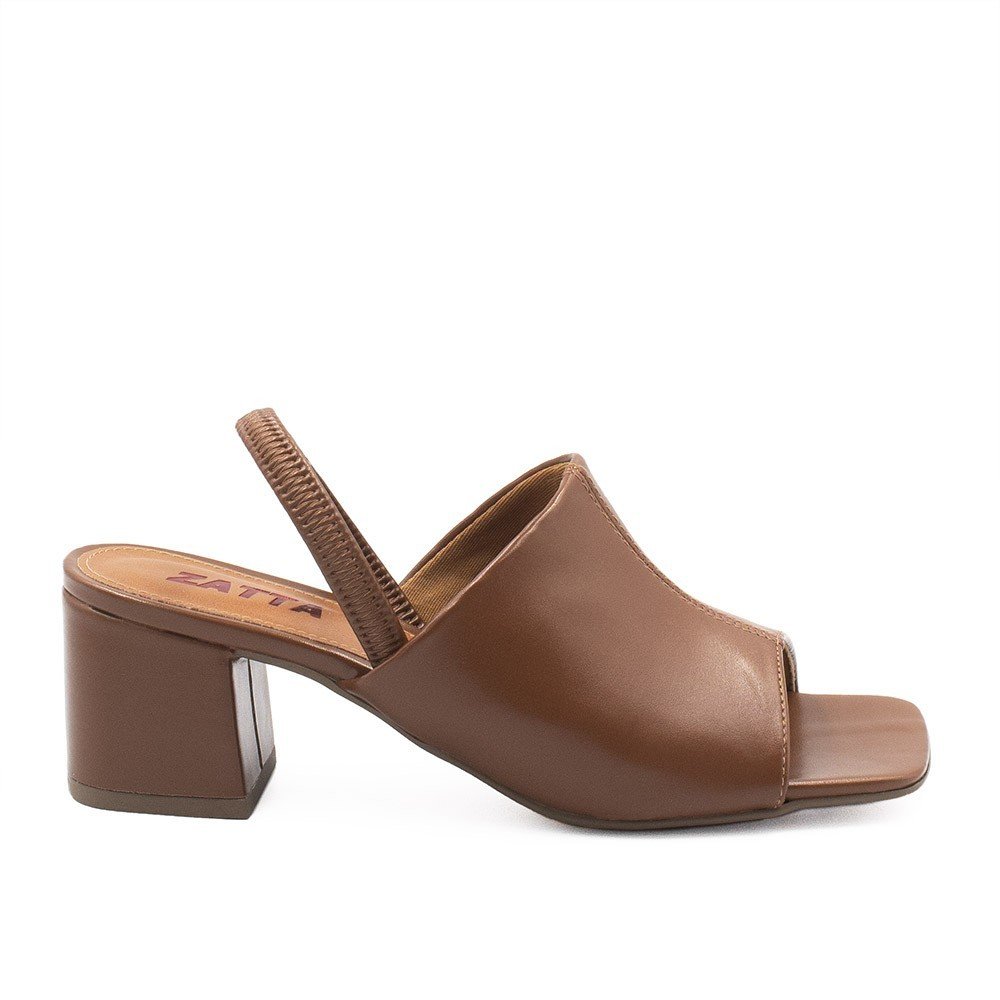 Sandália Zatta Confort Josi Caramelo Marrom 2