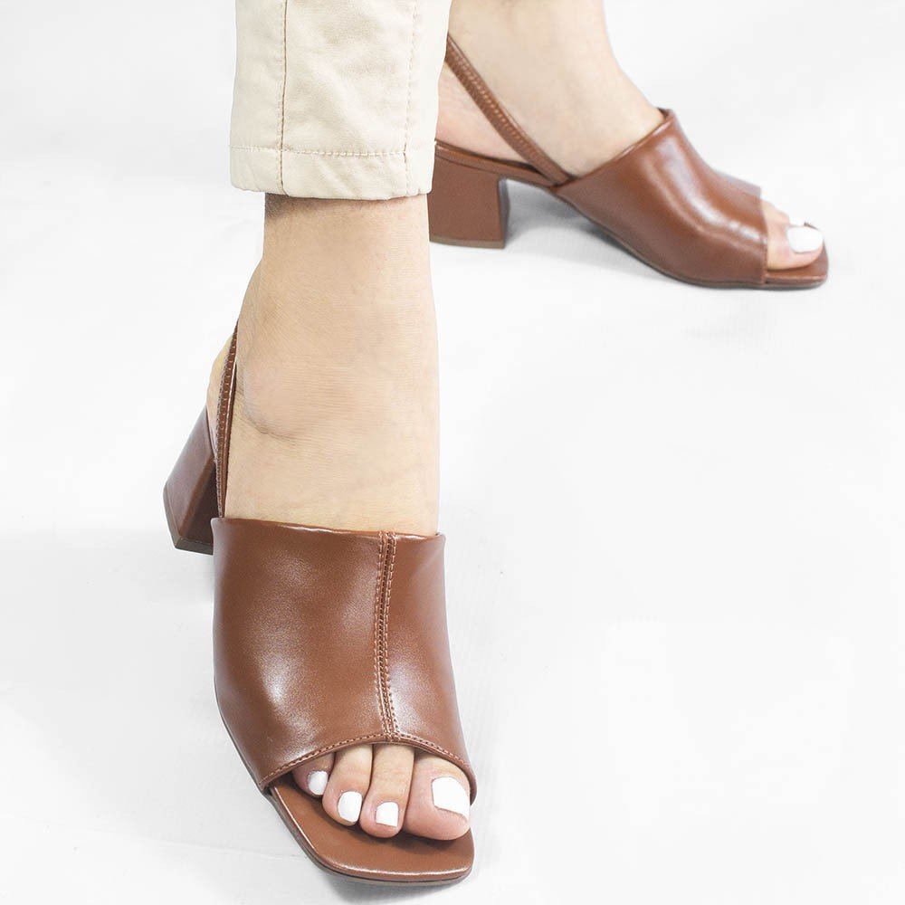 Sandália Zatta Confort Josi Caramelo Marrom 4