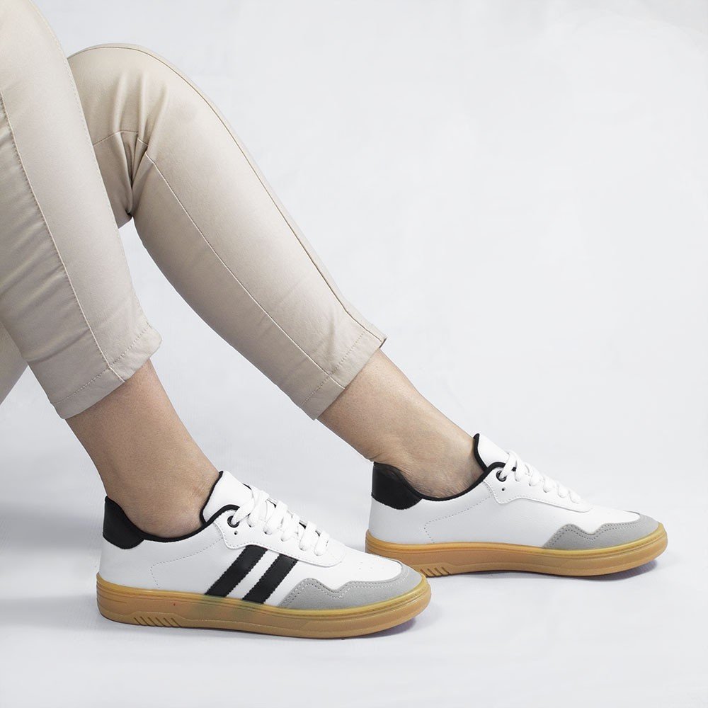 Tenis Zatta Duas Listras Jaqueline Branco