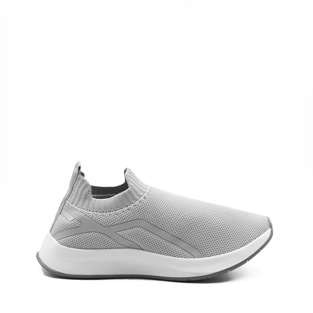 Tênis Zatta Knite Liso Liz Cinza Cinza 7