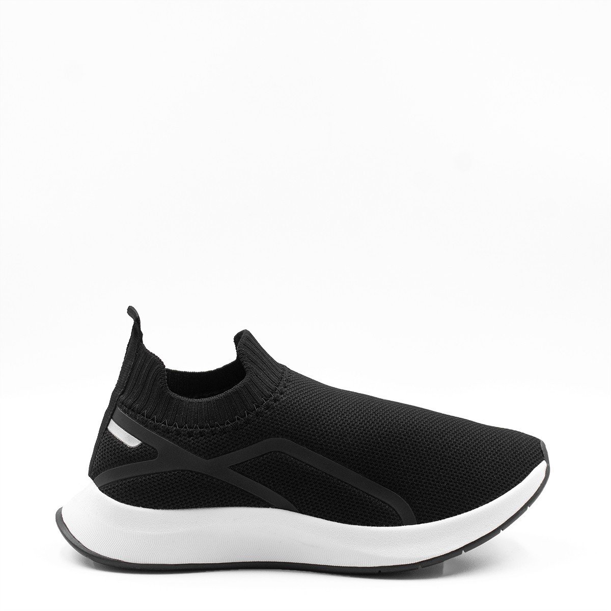 Tênis Zatta Knite Liso Liz  Preto Preto 4