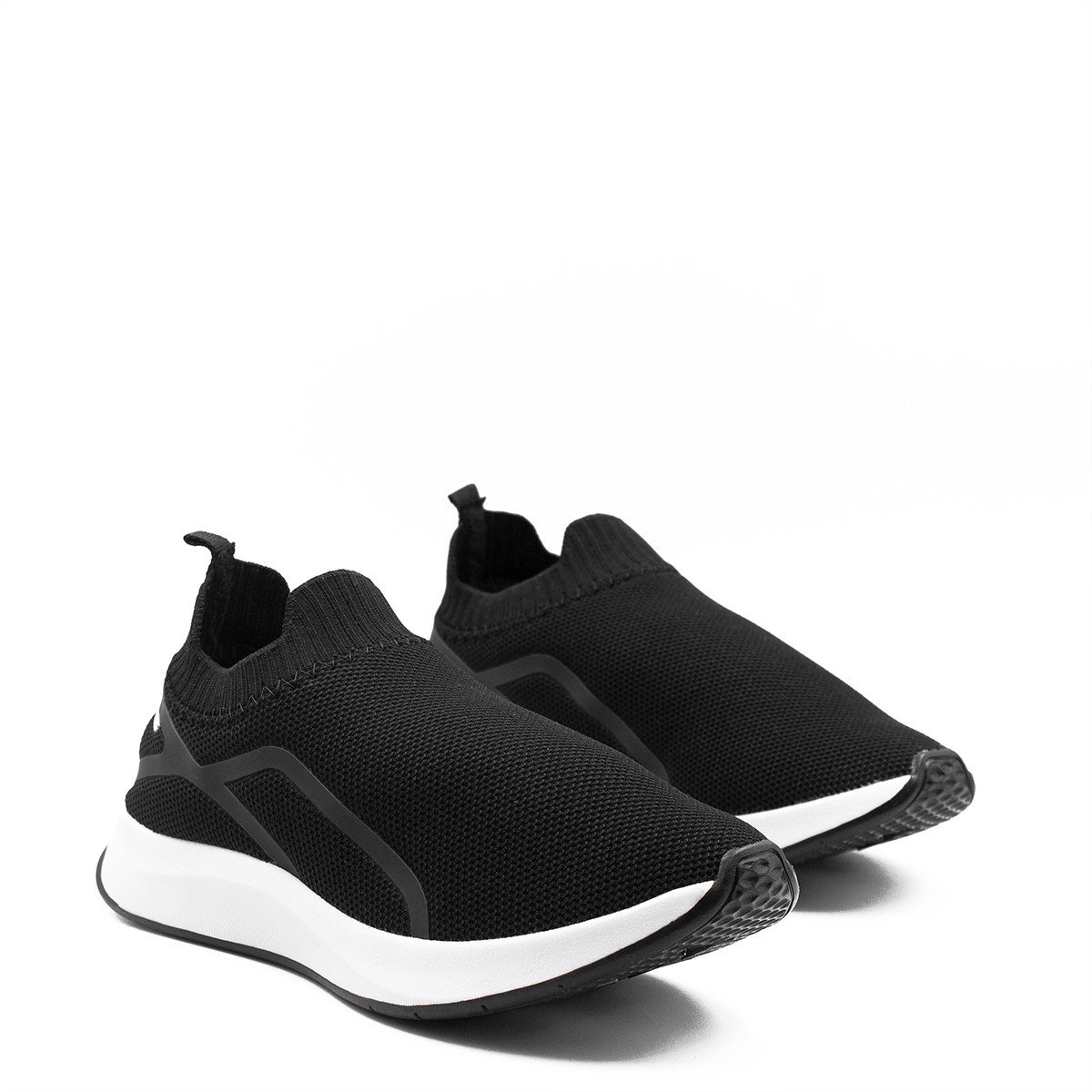 Tênis Zatta Knite Liso Liz  Preto Preto 8