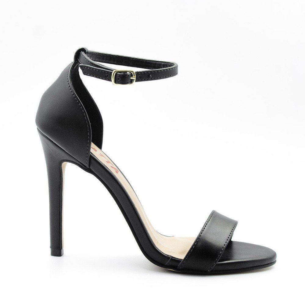 Sandalia Zatta Salto Fino Maya  Preto Napa Preto 4