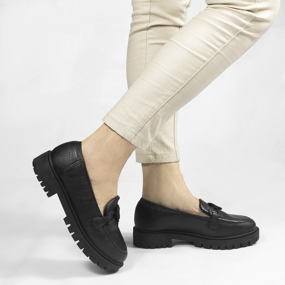 Mocassim Zatta Tratorado Adriana Preto Preto 2