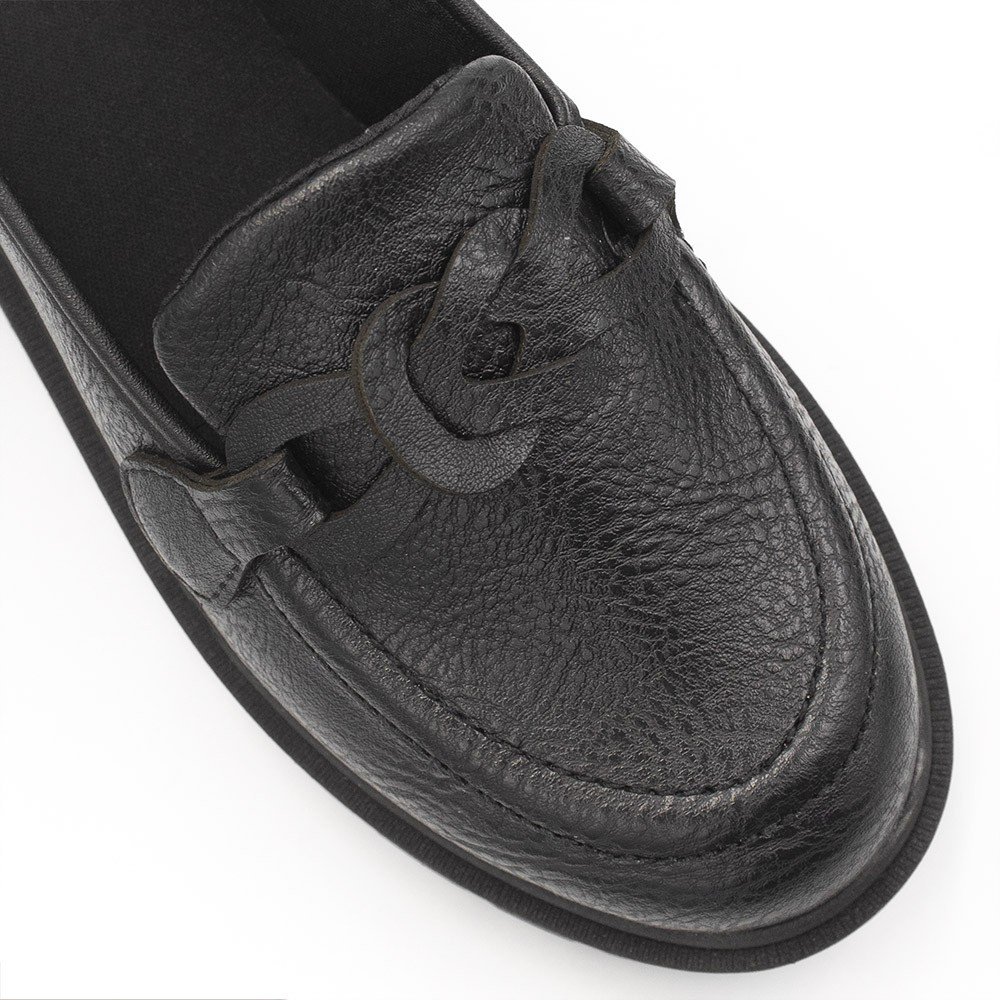 Mocassim Zatta Tratorado Adriana Preto Preto 3