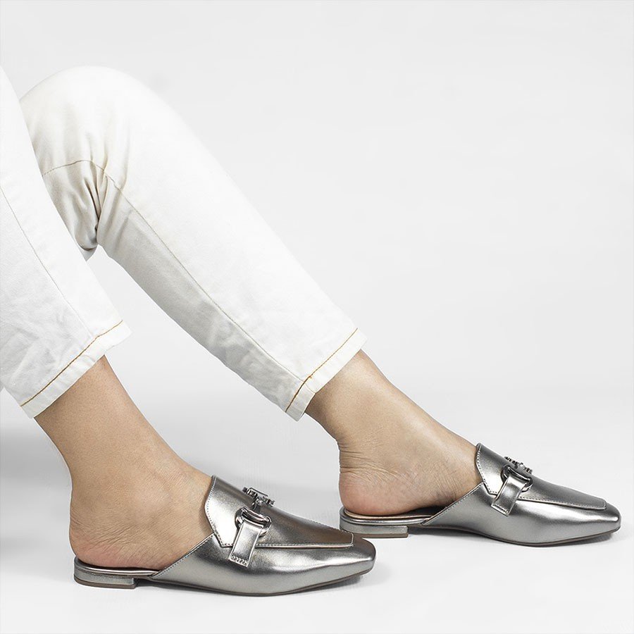 Mule Zatta Fivela Lourença  Prata Velho Prata 3