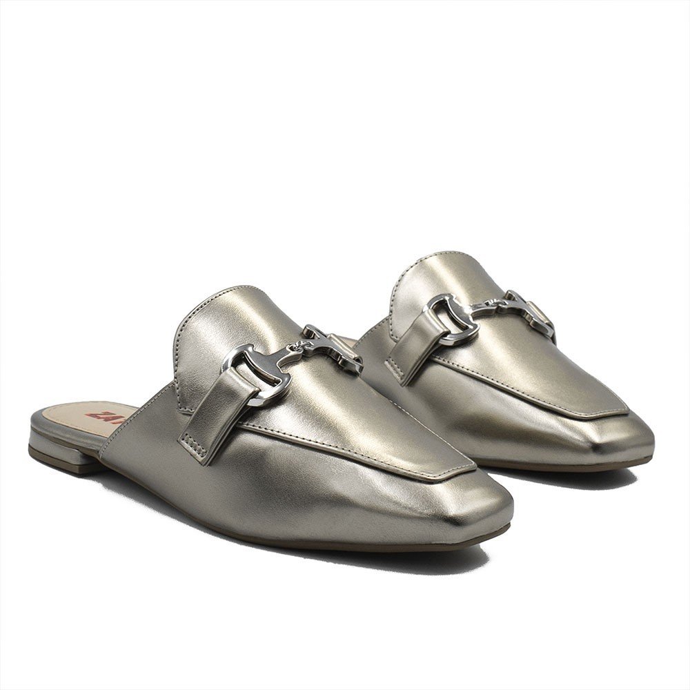 Mule Zatta Fivela Lourença  Prata Velho Prata 5