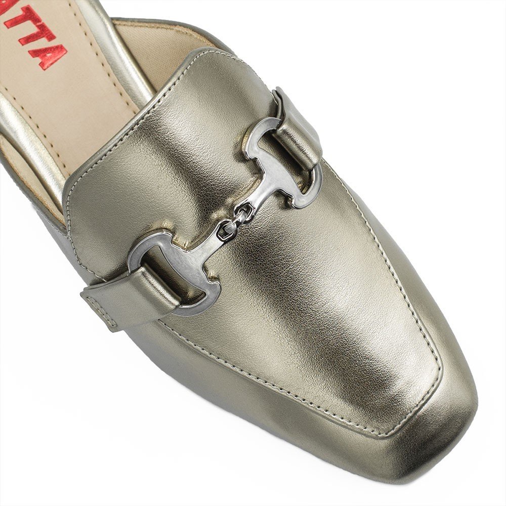 Mule Zatta Fivela Lourença  Prata Velho Prata 6