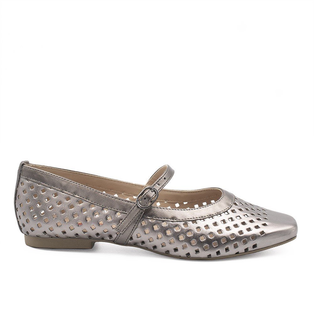 Sapatilha Zatta Boneca Lasercut Beatriz Prata Velho Prata 2