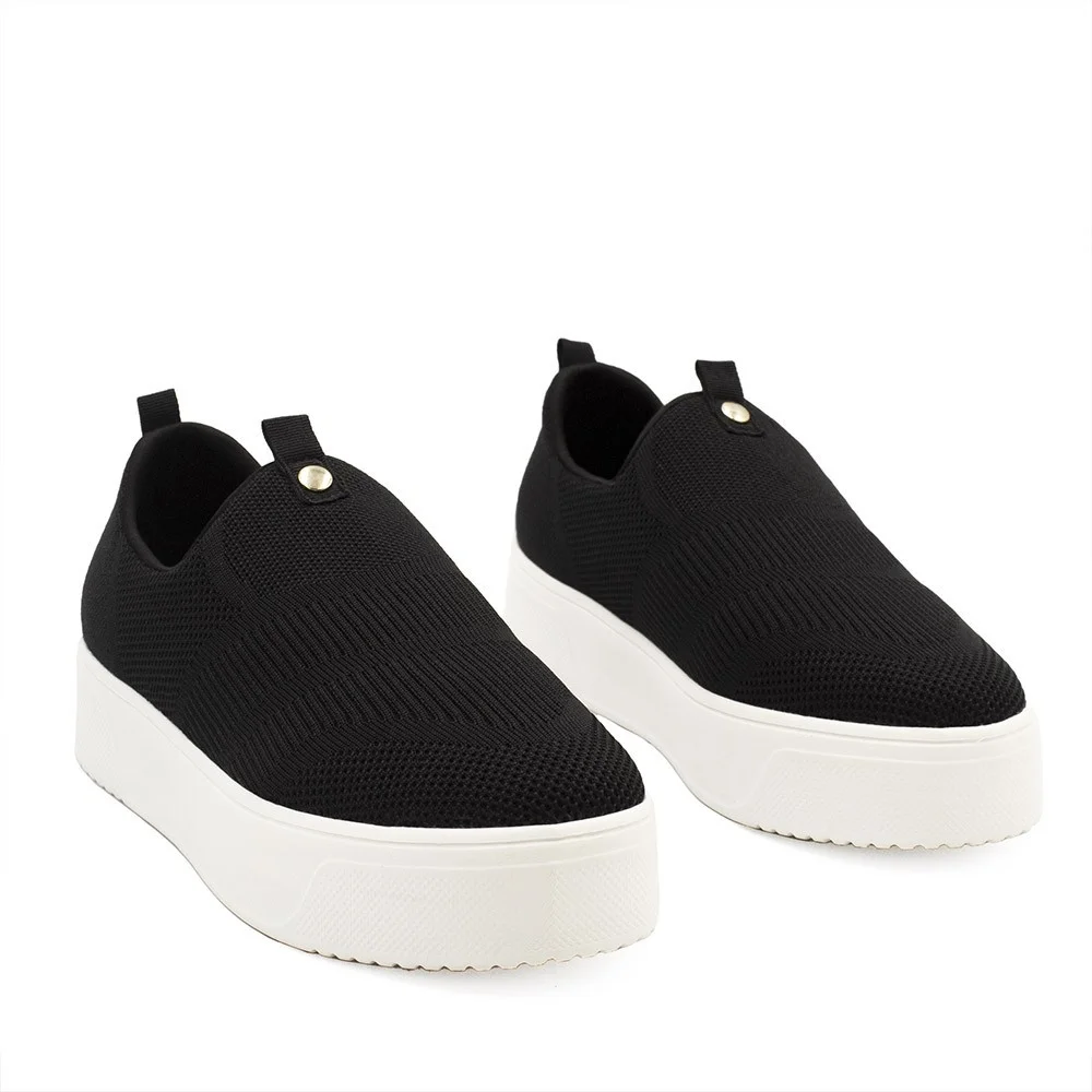 Tênis Knite Zatta Flatform Ivete Preto Preto 4