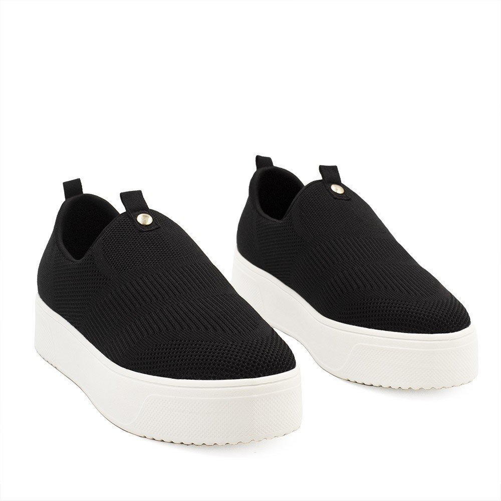 Tênis Knite Zatta Flatform Ivete Preto Preto 9