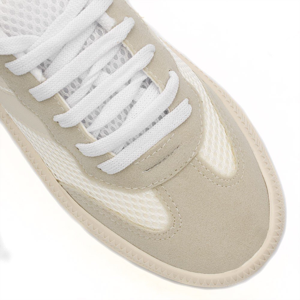 Tênis Casual Zatta Nylon Cadarço Karina Aveia Branco 3