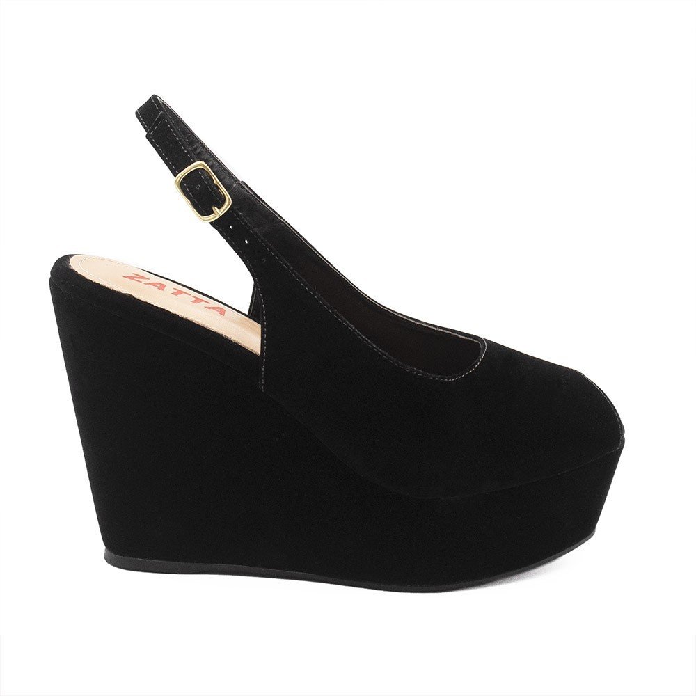 Sandália Zatta  Anabela Peeptoe Anita Preto