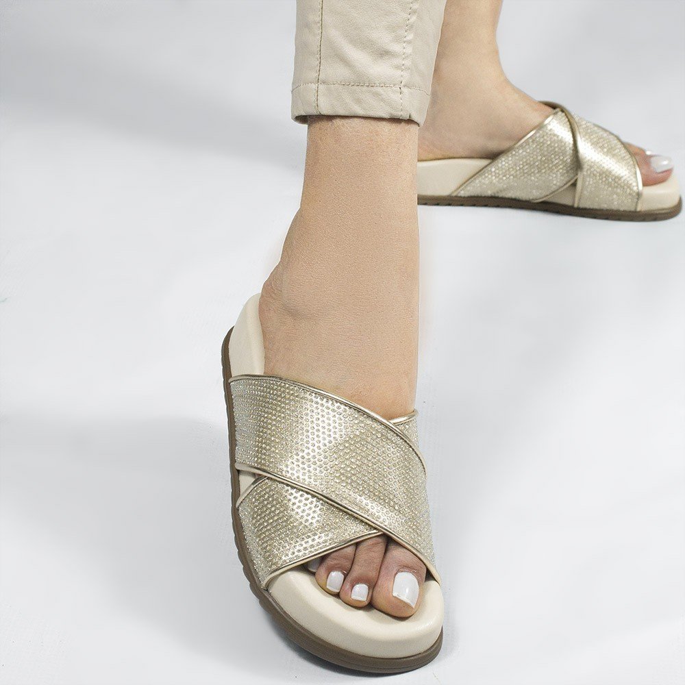 Papate Zatta Cruzada Anatômica Amora Dourada Dourado 4