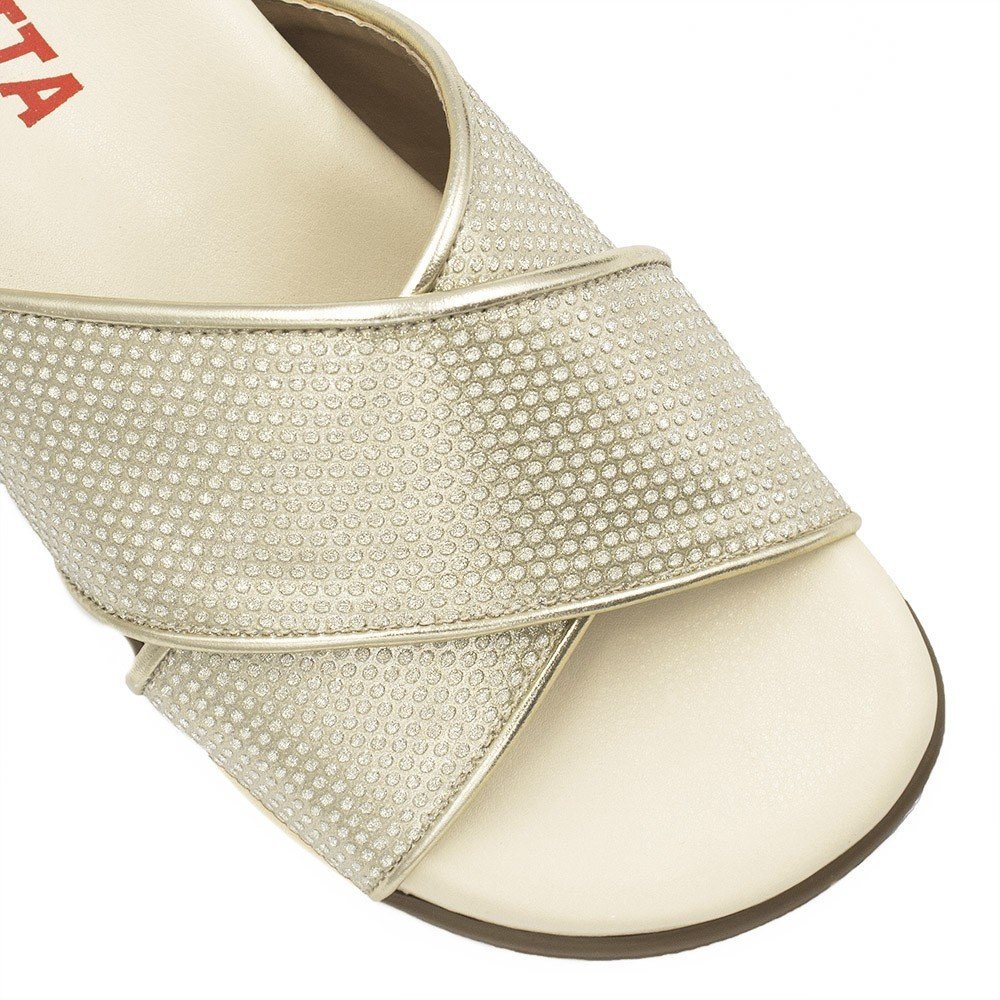 Papate Zatta Cruzada Anatômica Amora Dourada Dourado 5