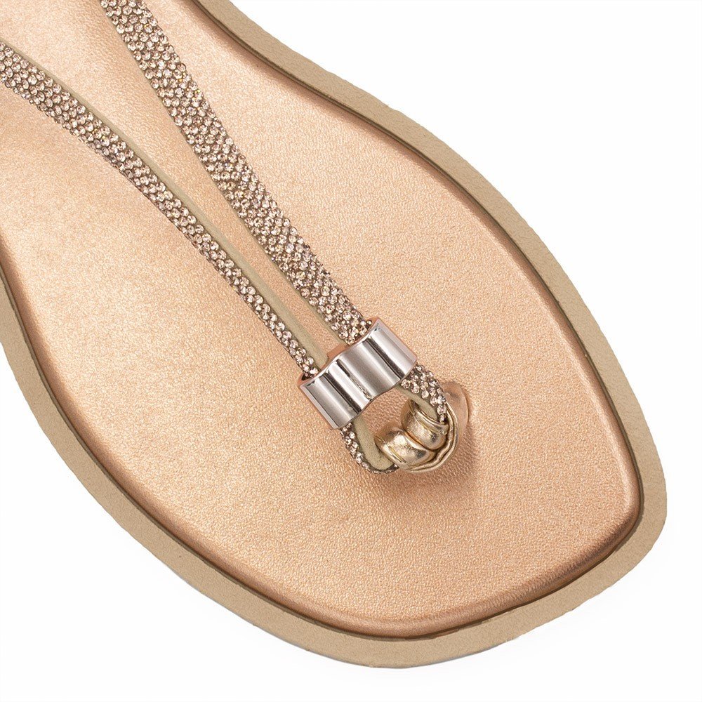 Chinelo de Dedo Zatta Brilho Dandara Cobre Cobre 6