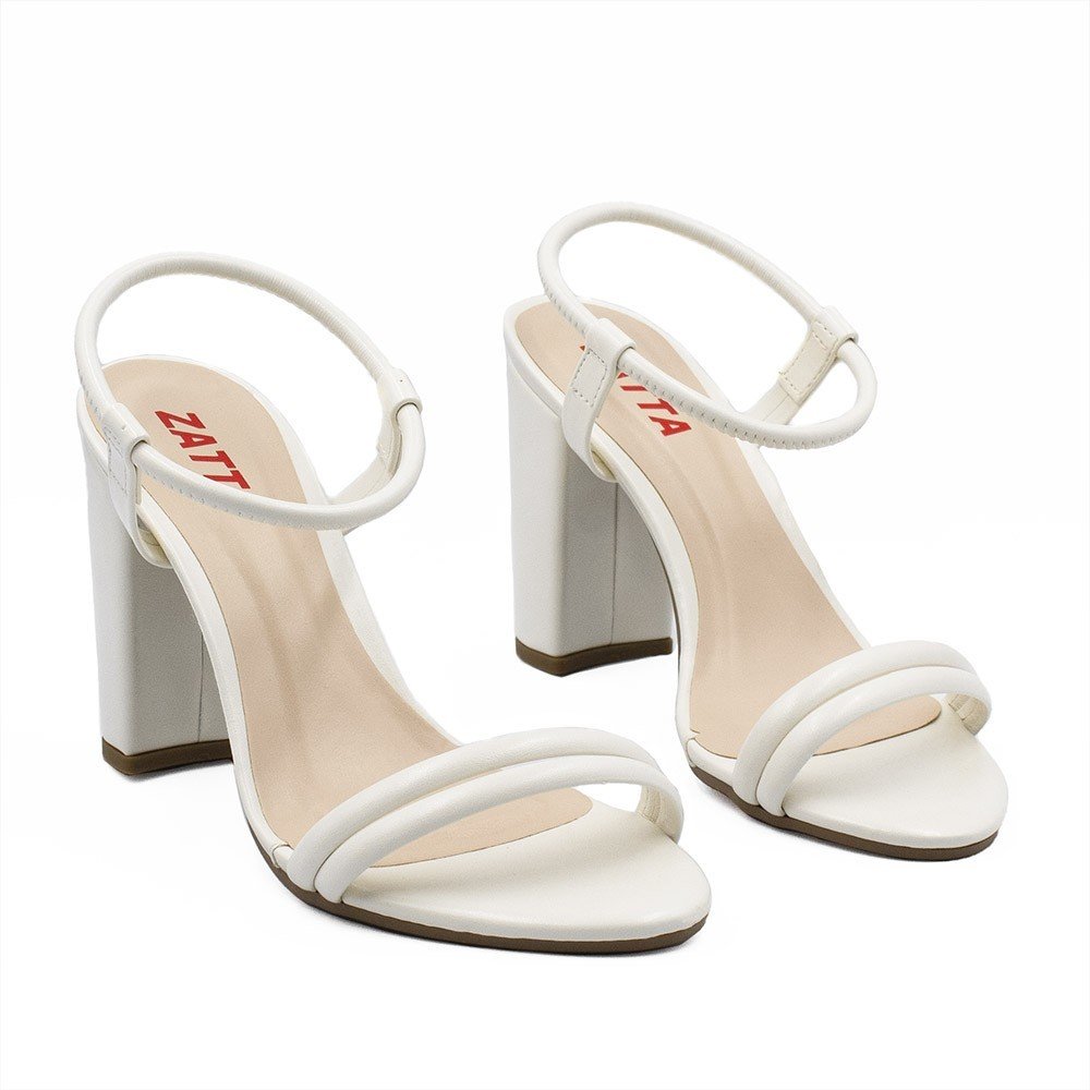 Sandália Tubinho Greice Off White Branco 4