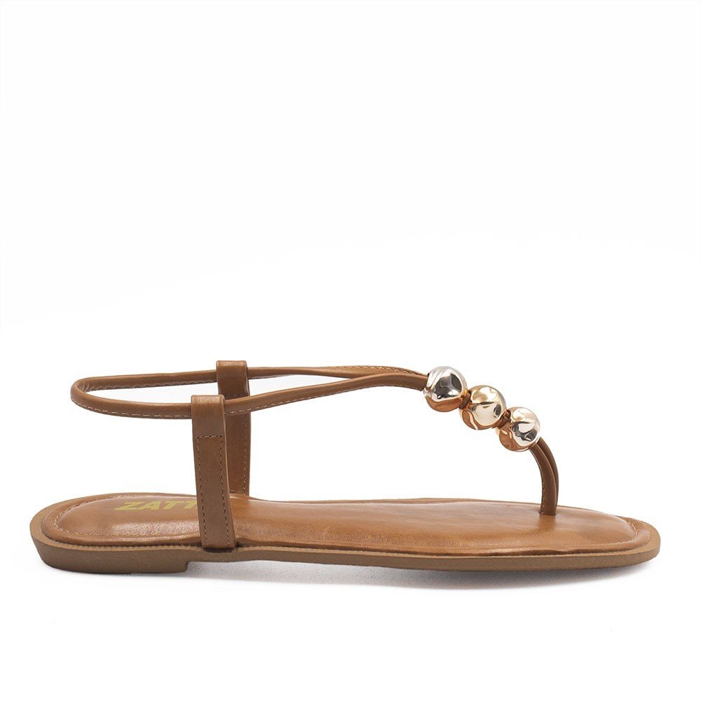 Rasteira Zatta  Enfeite De Esferas Rita Caramelo