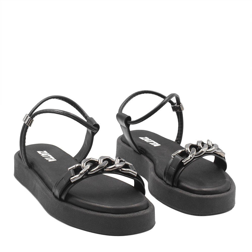 Papete  Zatta  Corrente Ajustável  Cristina Preta Preto 3