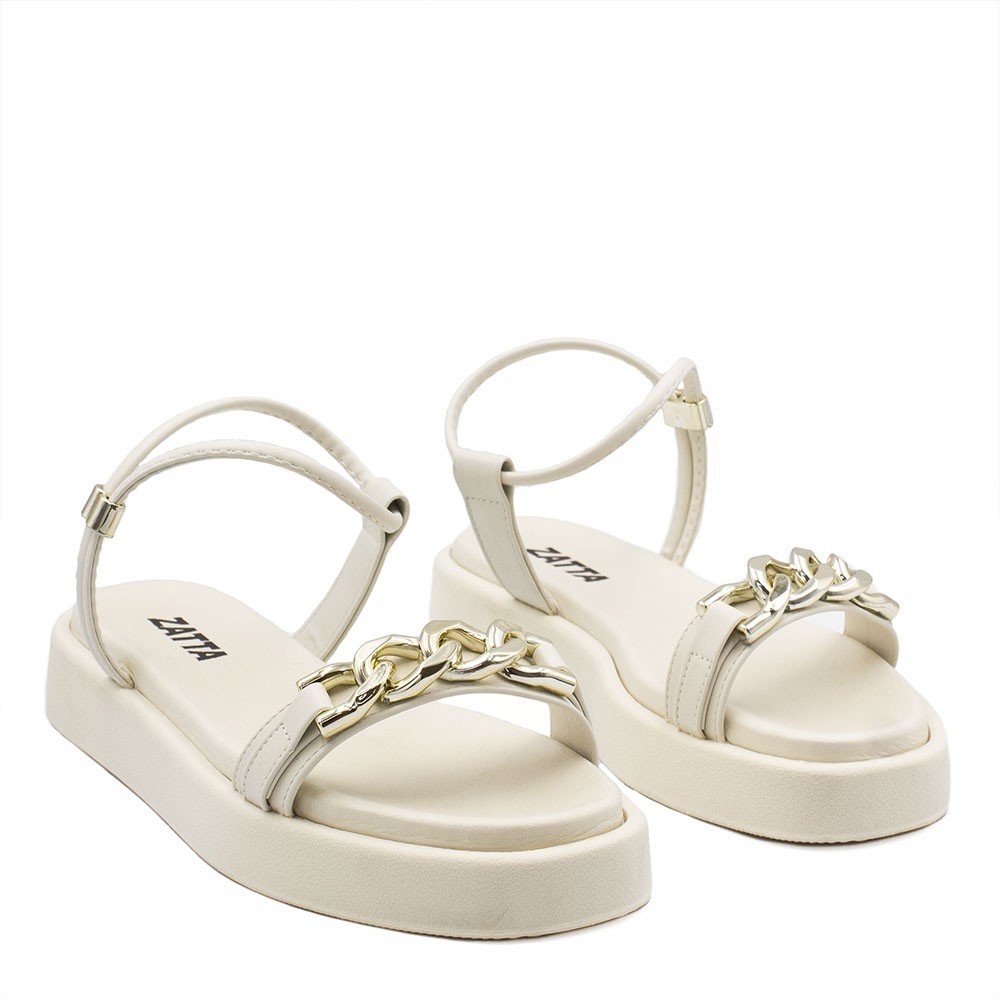 Papete  Zatta  Corrente Ajustável  Cristina Off White Branco 3