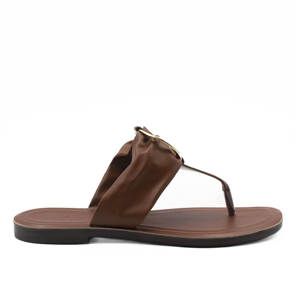 Rasteira Zatta  Argola de Dedo Regina Caramelo