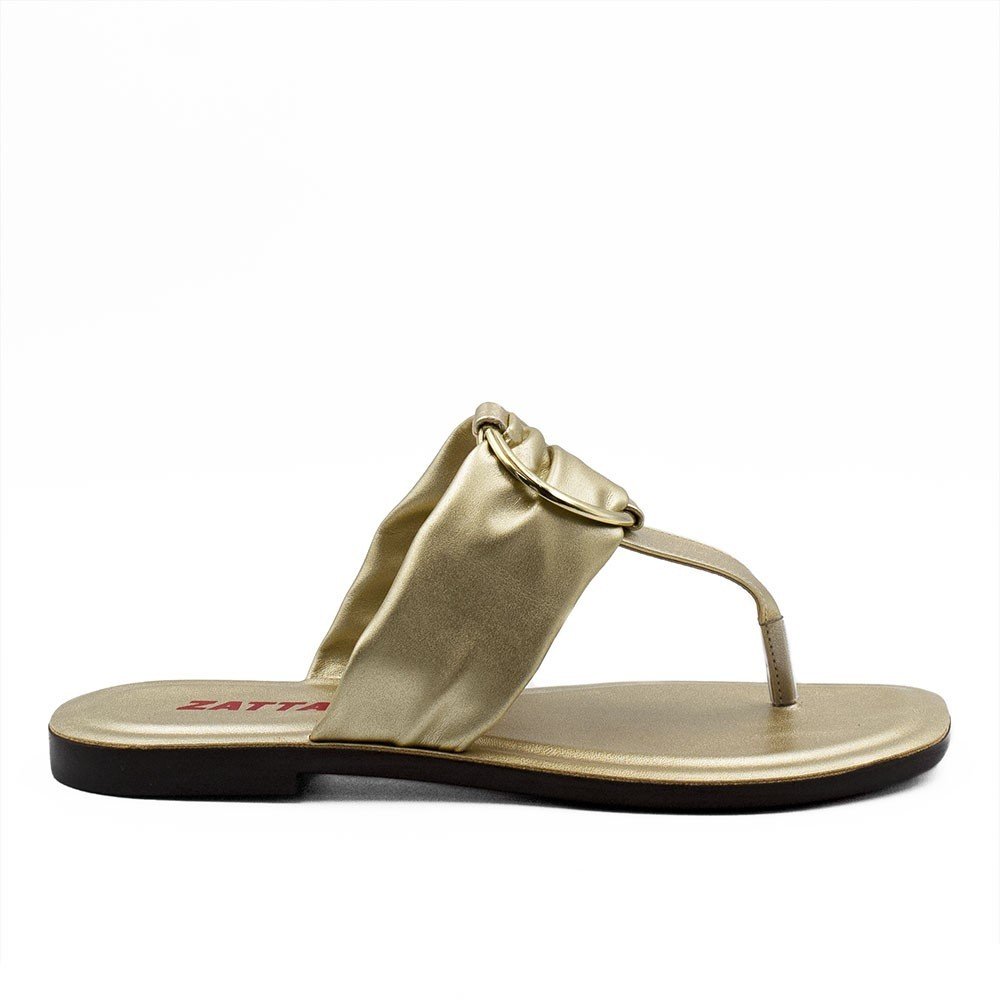 Rasteira Zatta  Argola de Dedo Regina Dourada