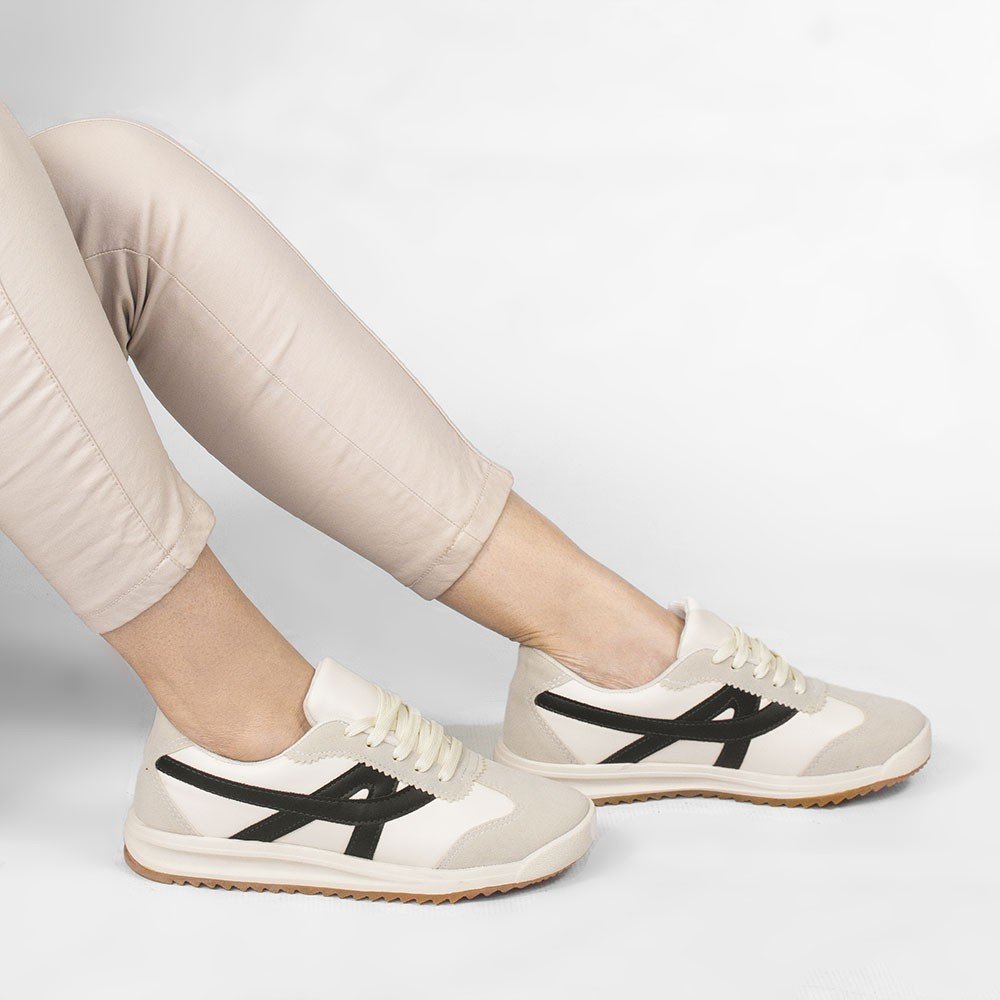 Tênis Zatta Casual Tábata  Preto Preto/Branco 4