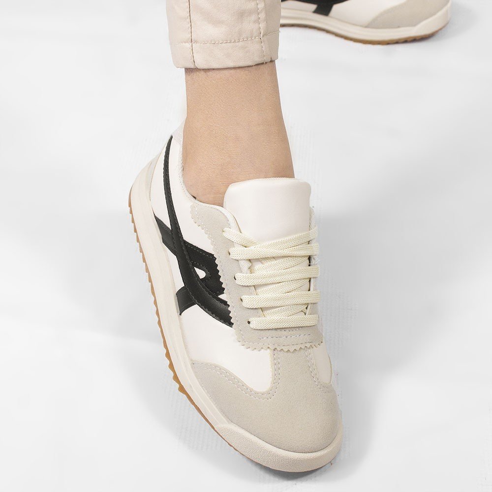 Tênis Zatta Casual Tábata  Preto Preto/Branco 6