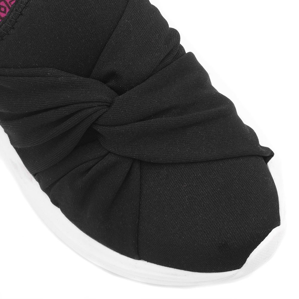 Tênis Zatta em Malha Elástica Kalime Preto Preto 5