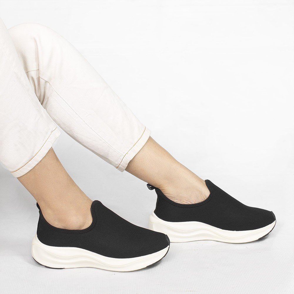 Tênis Zatta Casual em Kinit  Kameron  Preto Preto 2