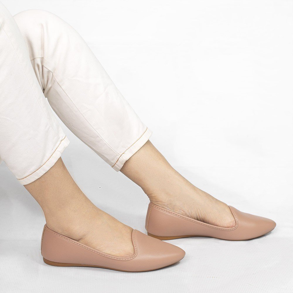 Sapato Mocassim Zatta Liso Ariadna Nude Nude 2