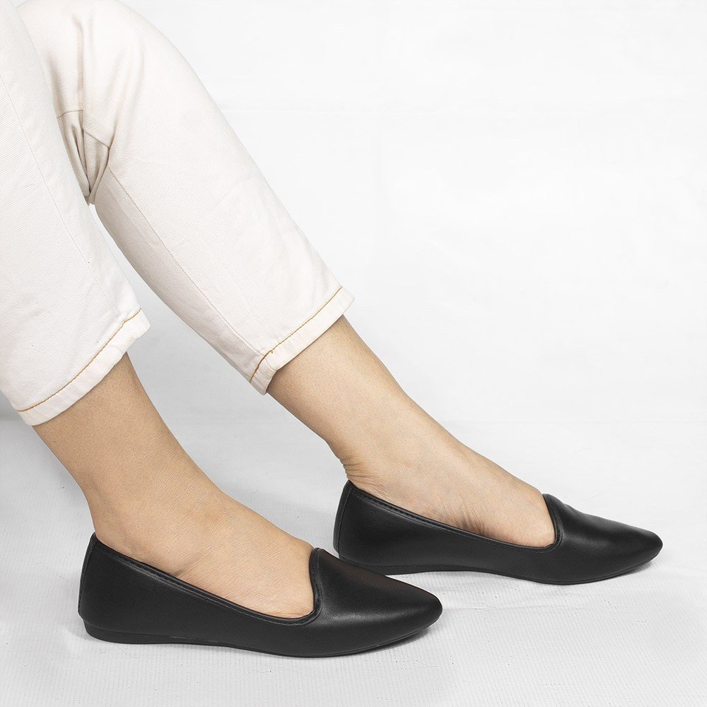 Sapato Mocassim Zatta Liso Ariadna Preto Preto 2