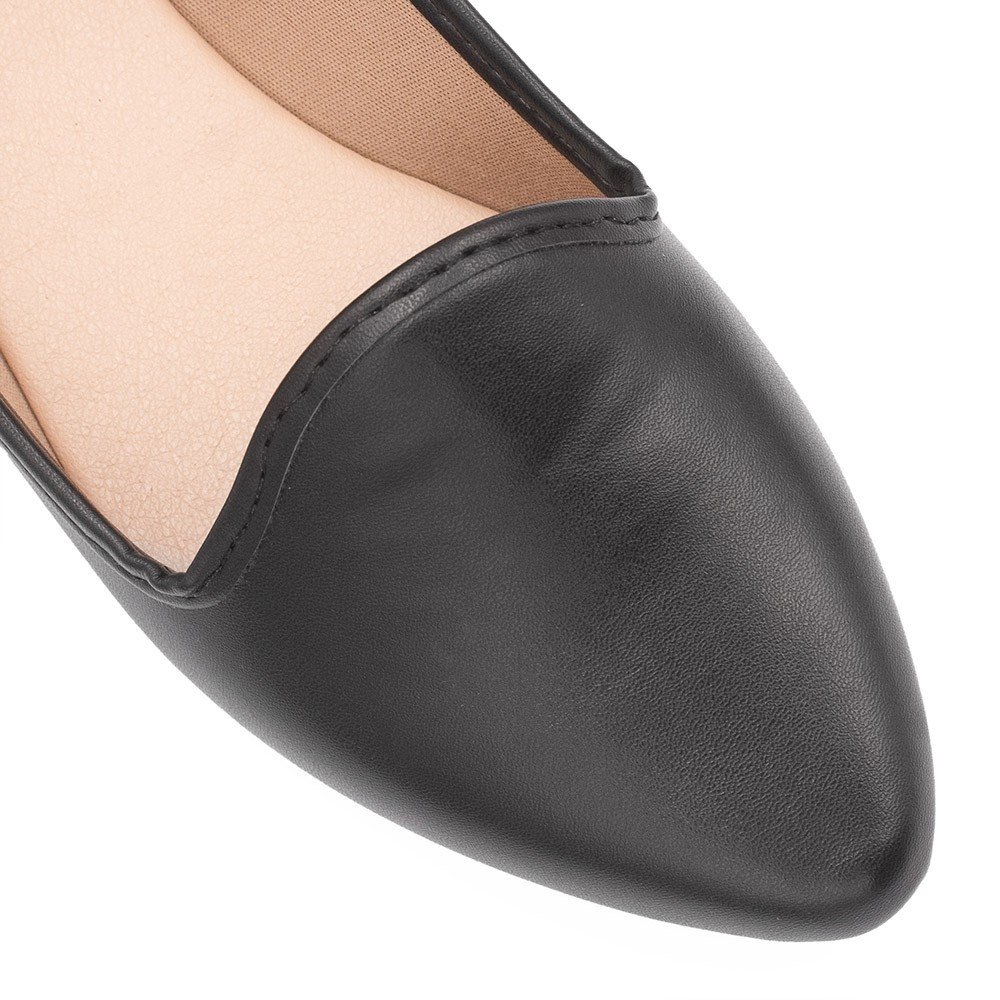 Sapato Mocassim Zatta Liso Ariadna Preto Preto 3