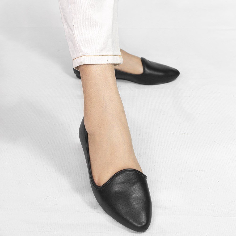 Sapato Mocassim Zatta Liso Ariadna Preto Preto 5