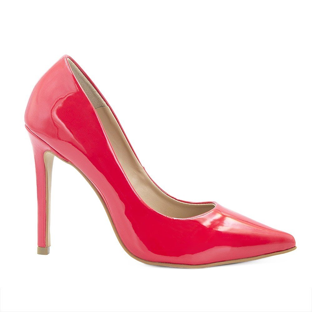 Scarpin Zatta Salto Alto Bico Fino Suzy Vermelho