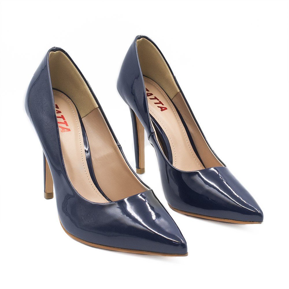 Scarpin Zatta Salto Alto Bico Fino Suzy Marinho Marinho 3
