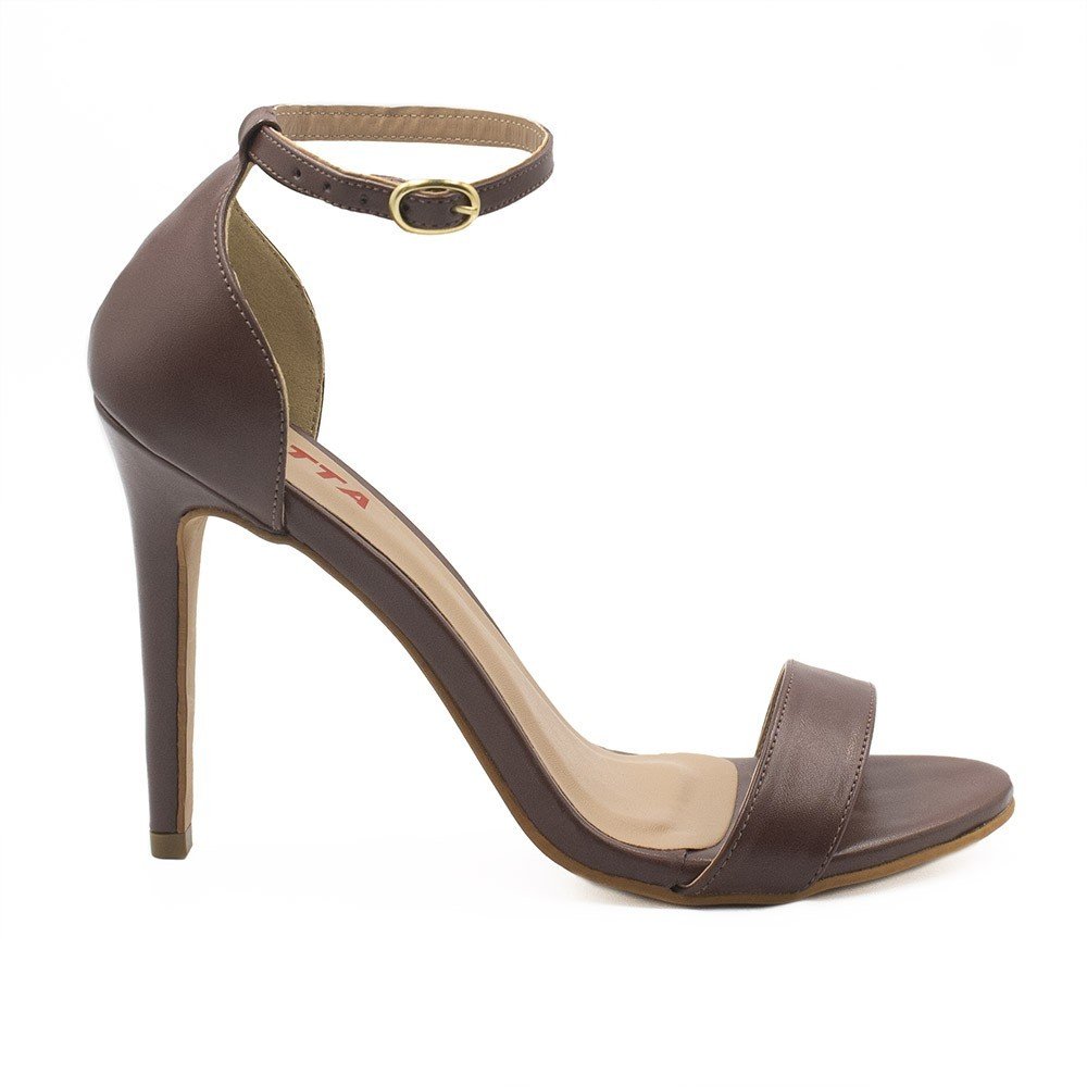 Sandalia Zatta Salto Fino Maya  Marrom