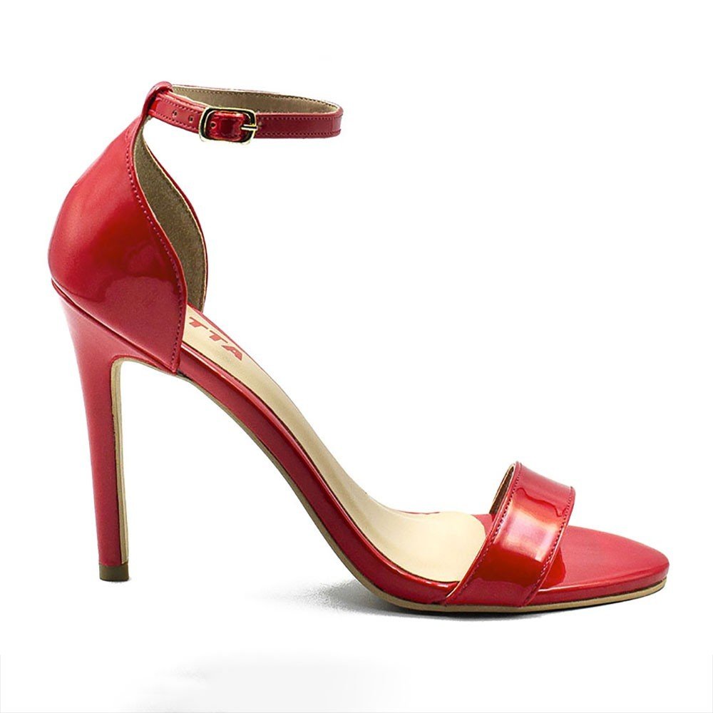 Sandalia Zatta Salto Fino Maya  Vermelho