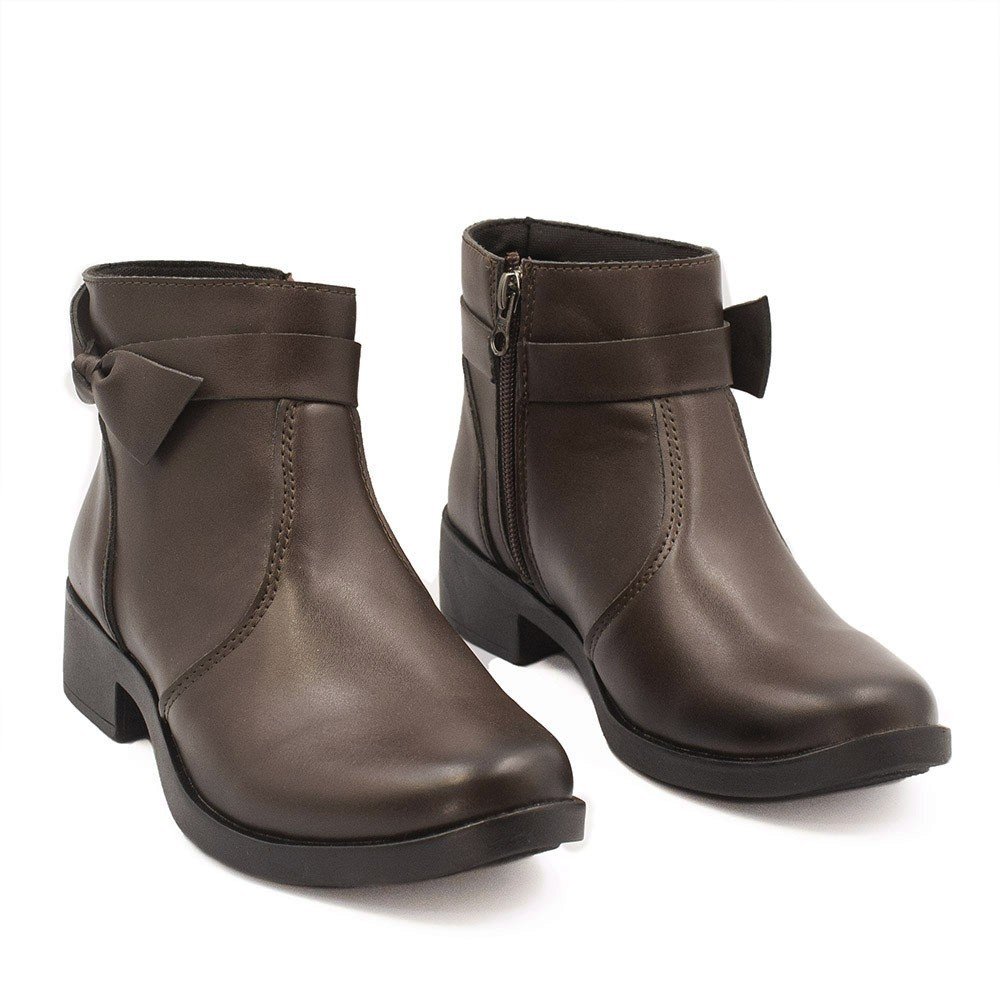 Bota Zatta Montaria Laço Lateral Ludmila Marrom Marrom 3