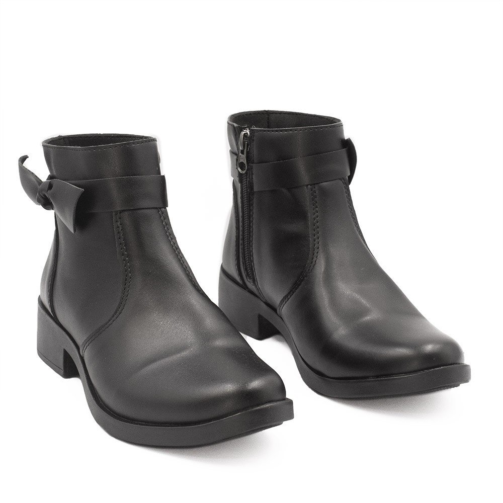 Bota Zatta Montaria Laço Lateral Ludmila Preta Preto 3