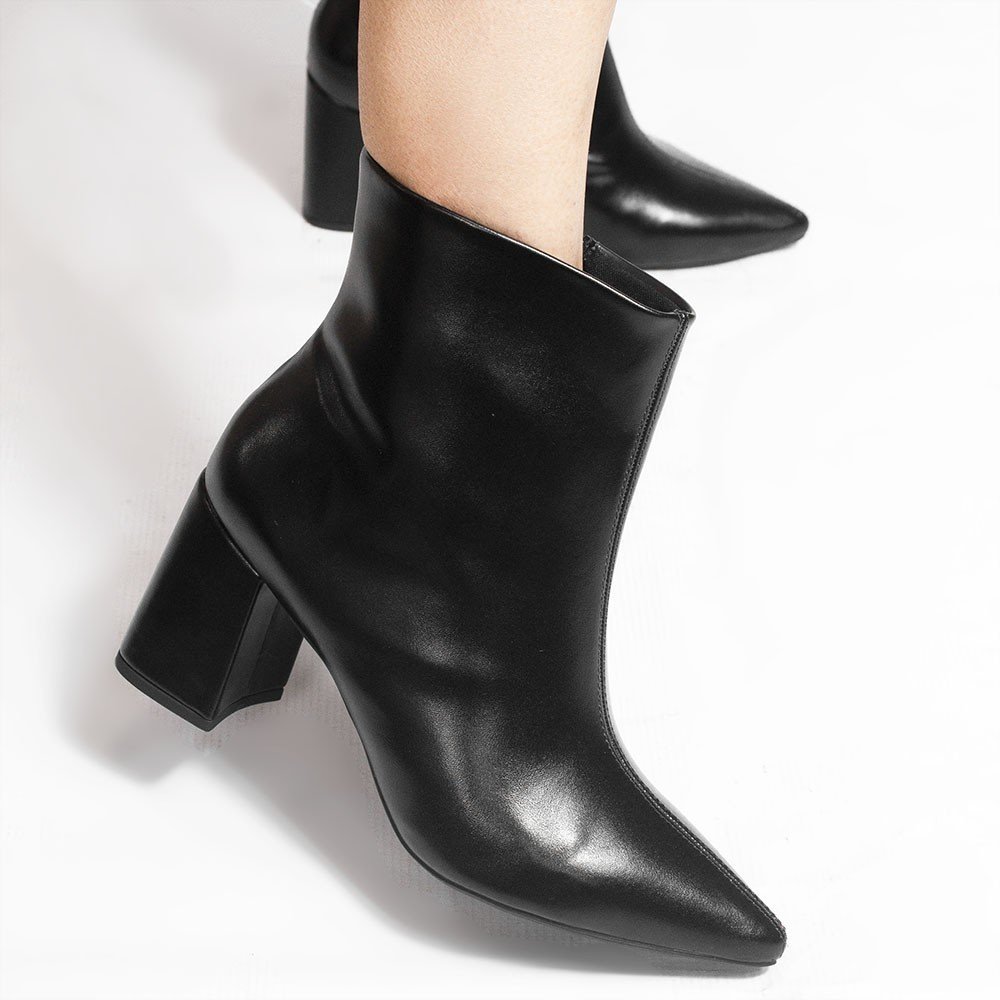 Bota Zatta Salto Bloco Wenny Preta Preto 6