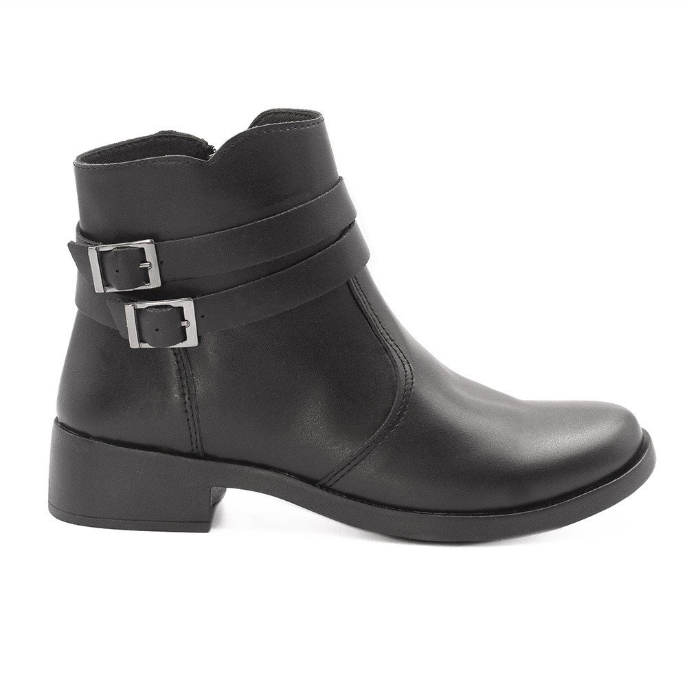 Bota Zatta Montaria Duas Fivelas Lucimara Preta