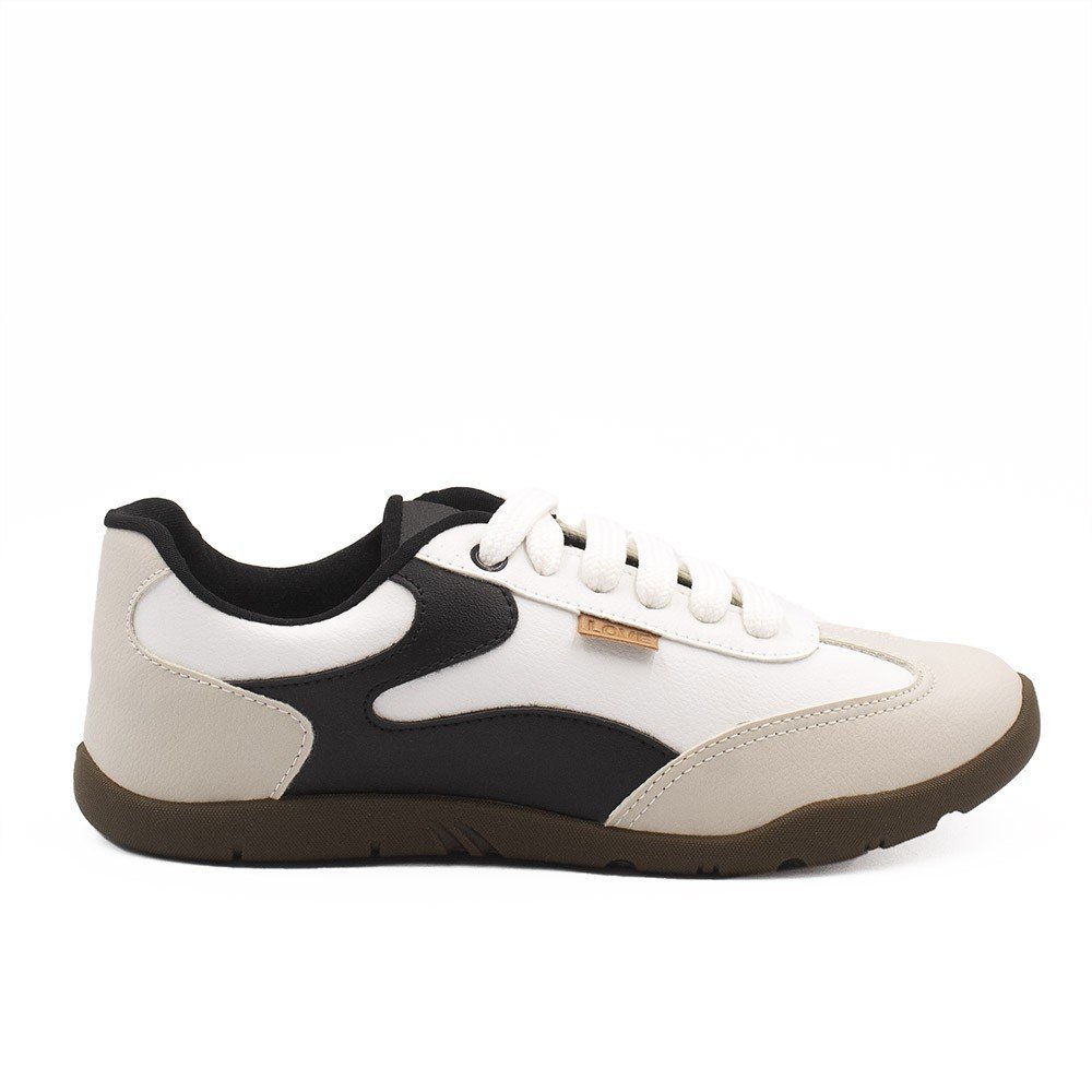 Tênis Zatta Casual Cadarço Jully Branco